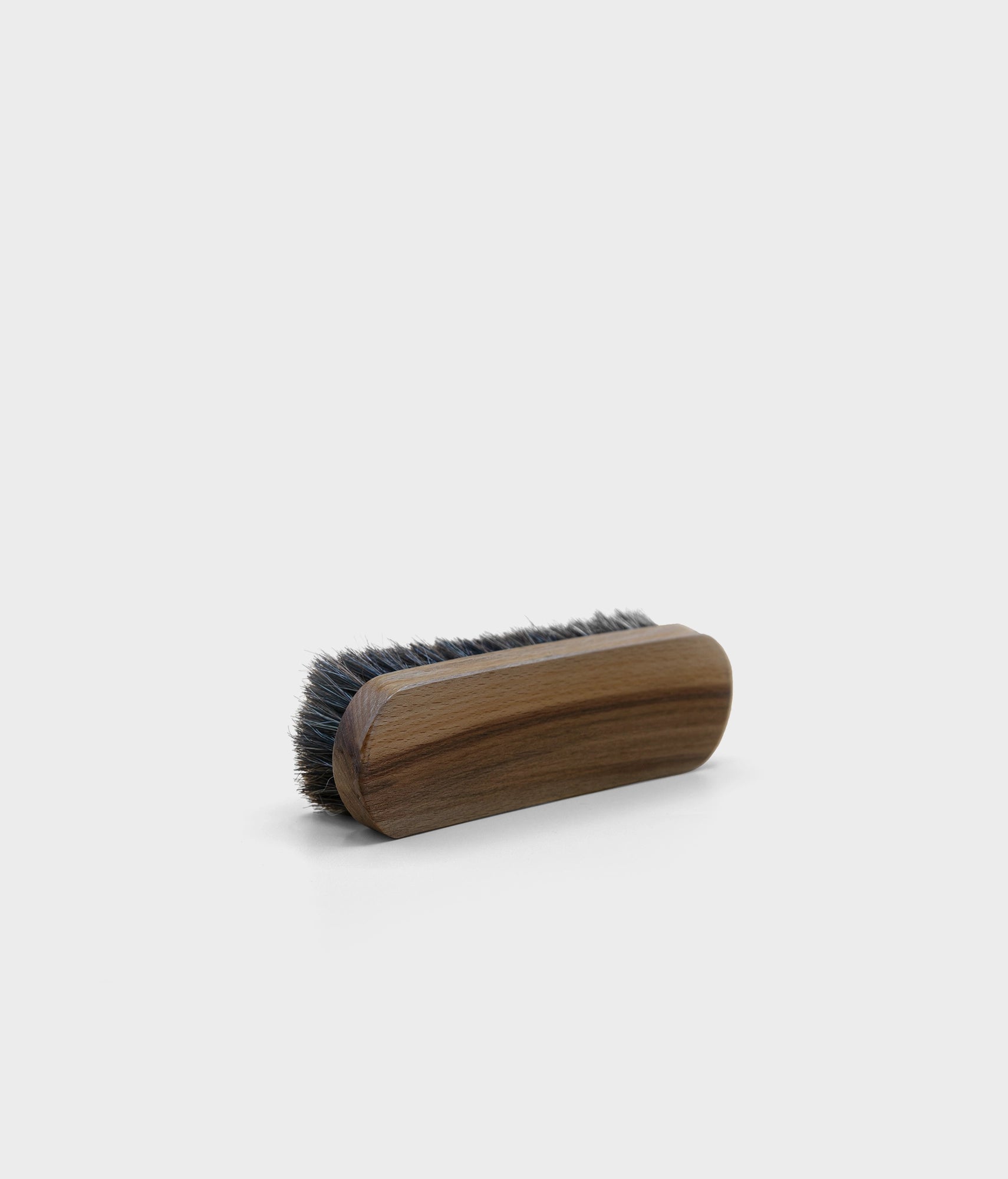 a shoe brush made out of horse hair