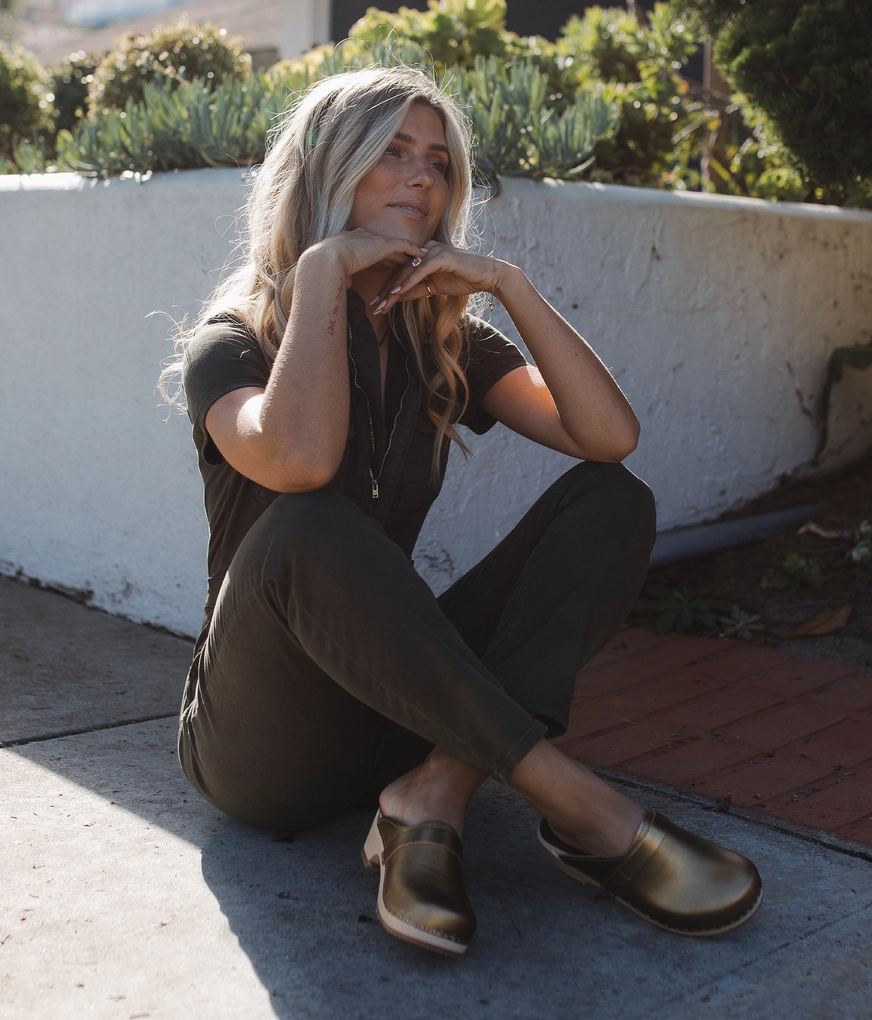 Tokyo classic clog mule in rustic gold veg tan | Sandgrens Tokyo classic clog mule in rustic gold veg tan | Sandgrens