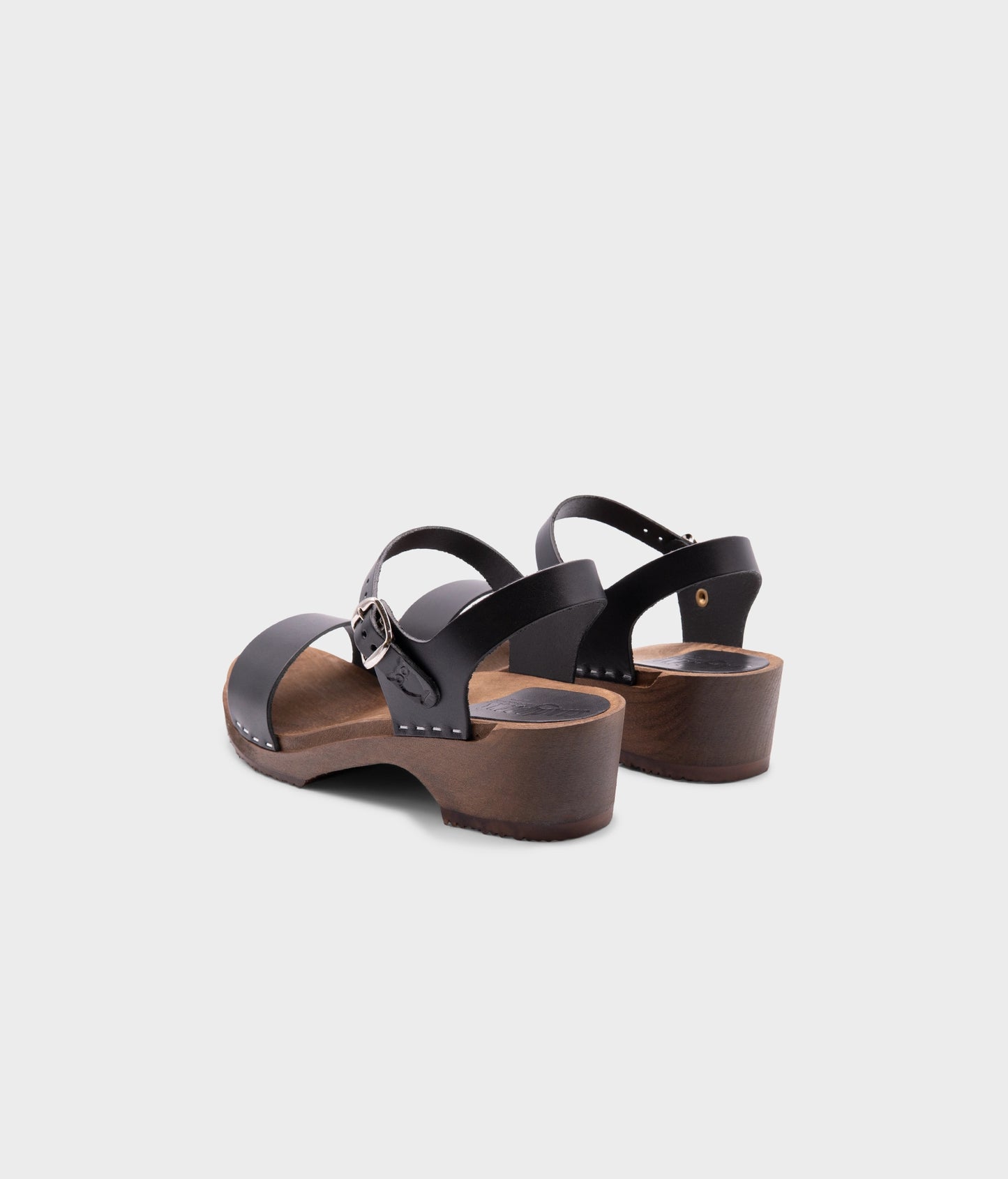 Vienna low open-toe clog sandal