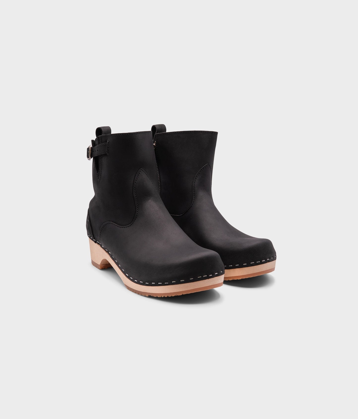New York low clog boots