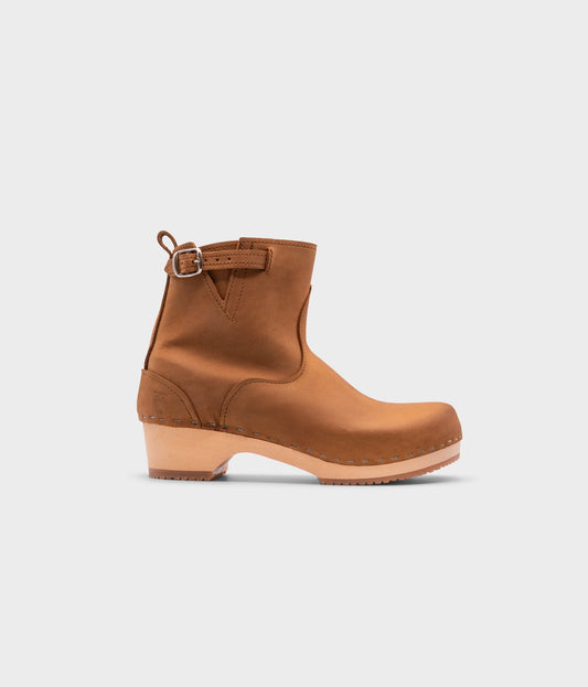 New York low clog boots