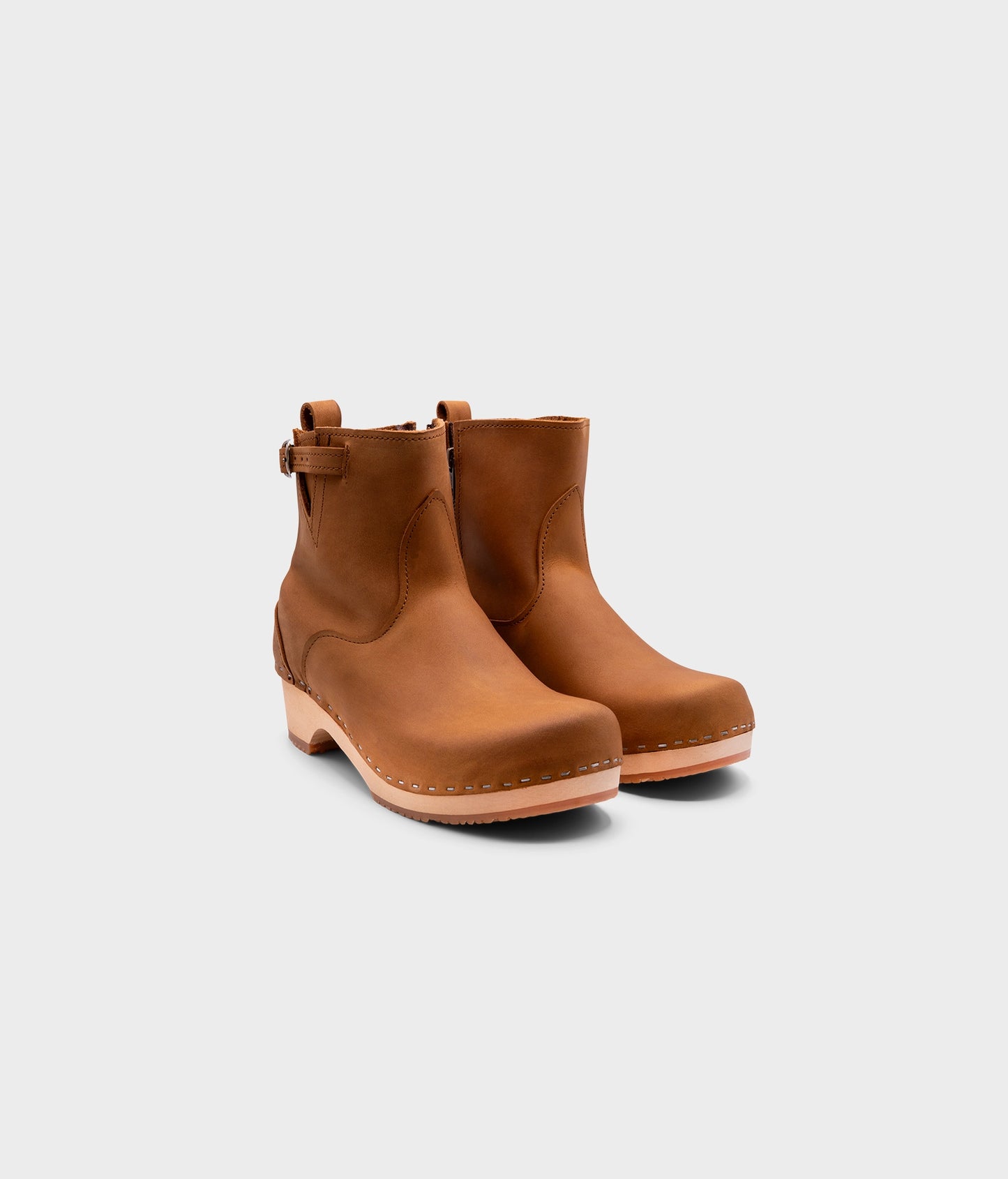 New York low clog boots