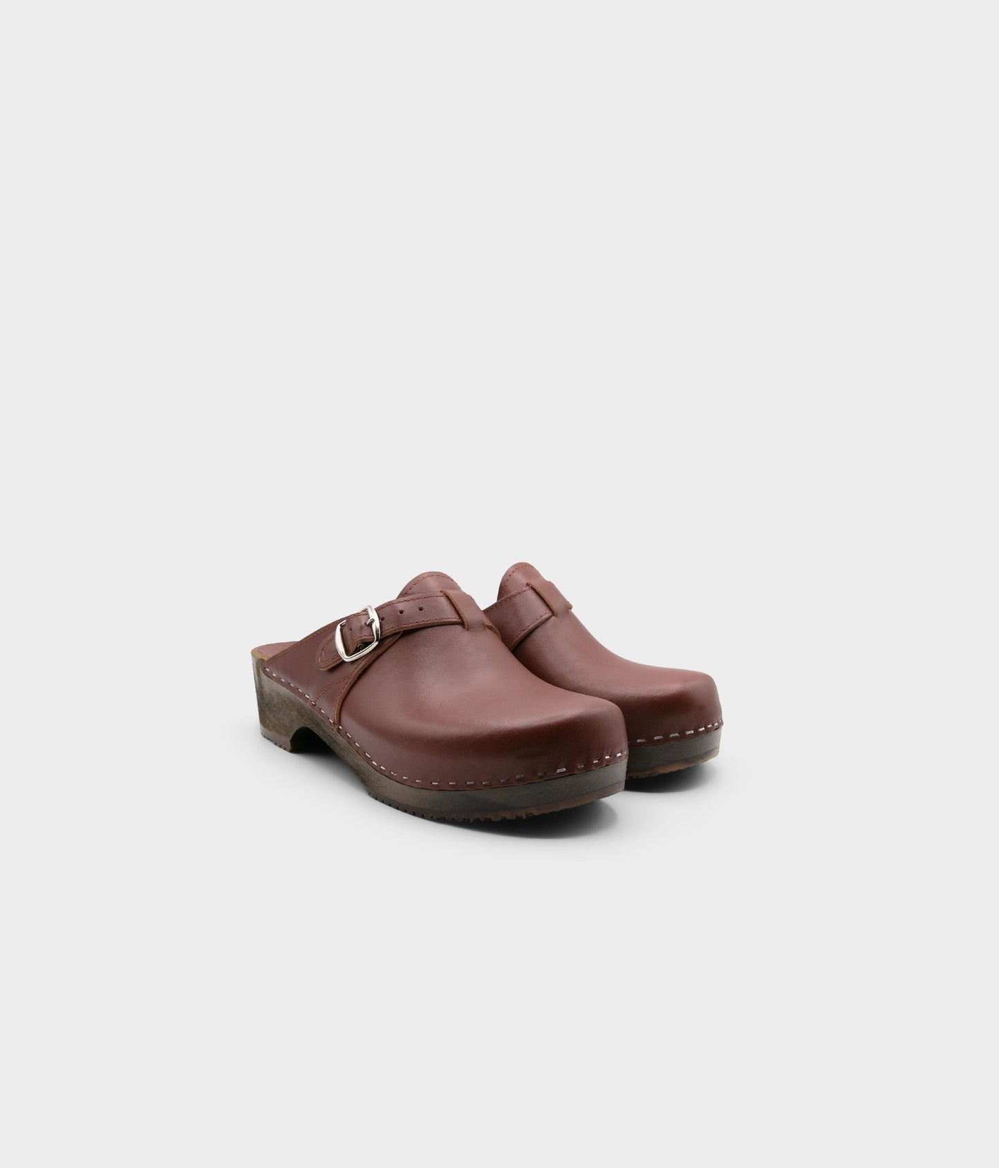 Sandgrens Too - Halmstad buckled clog mules