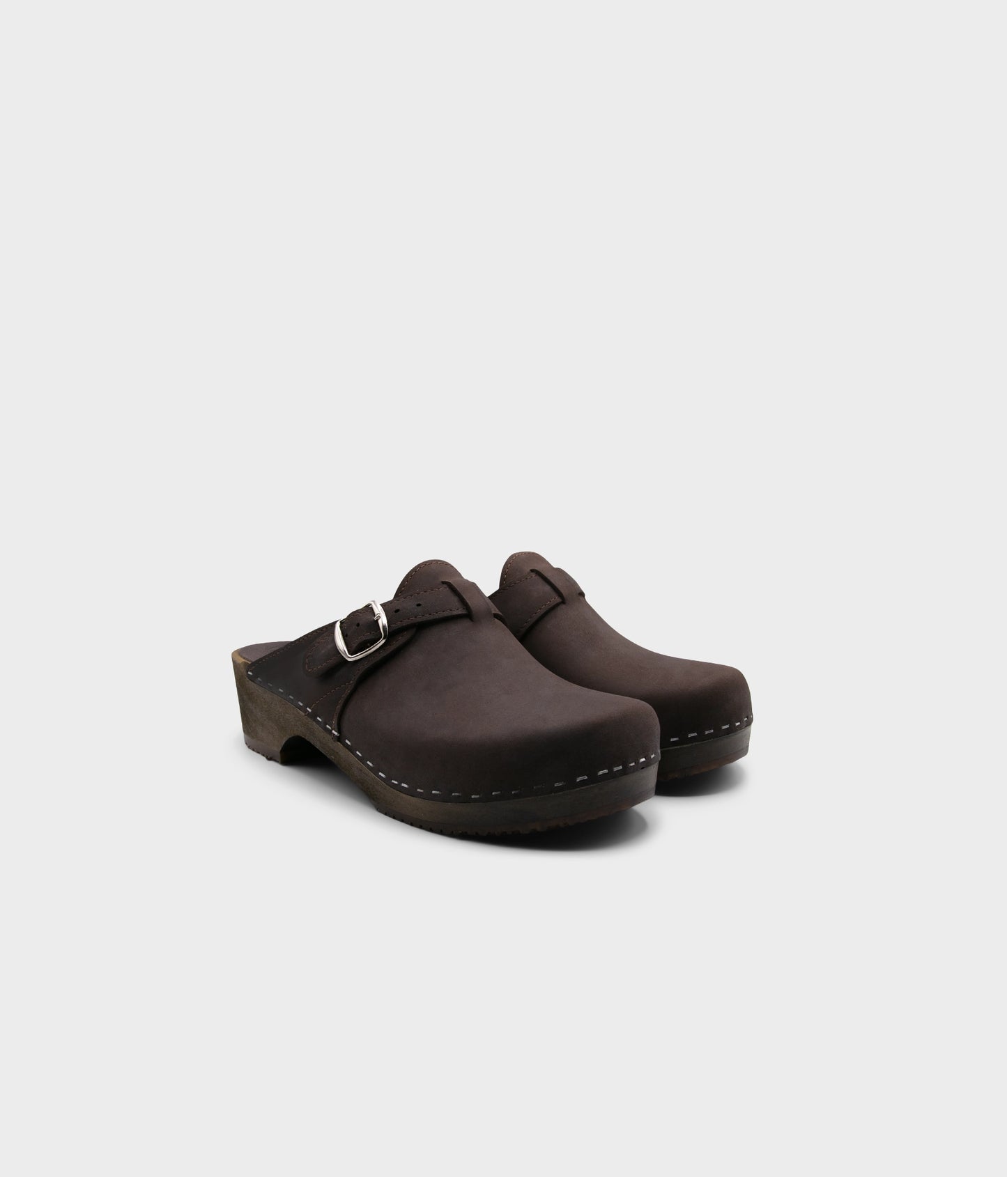 Sandgrens Too - Halmstad buckled clog mules