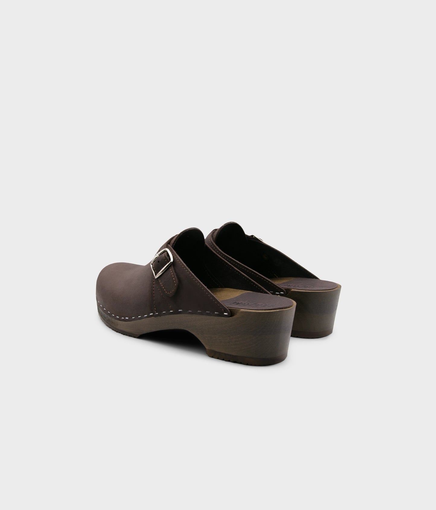 Sandgrens Too - Halmstad buckled clog mules