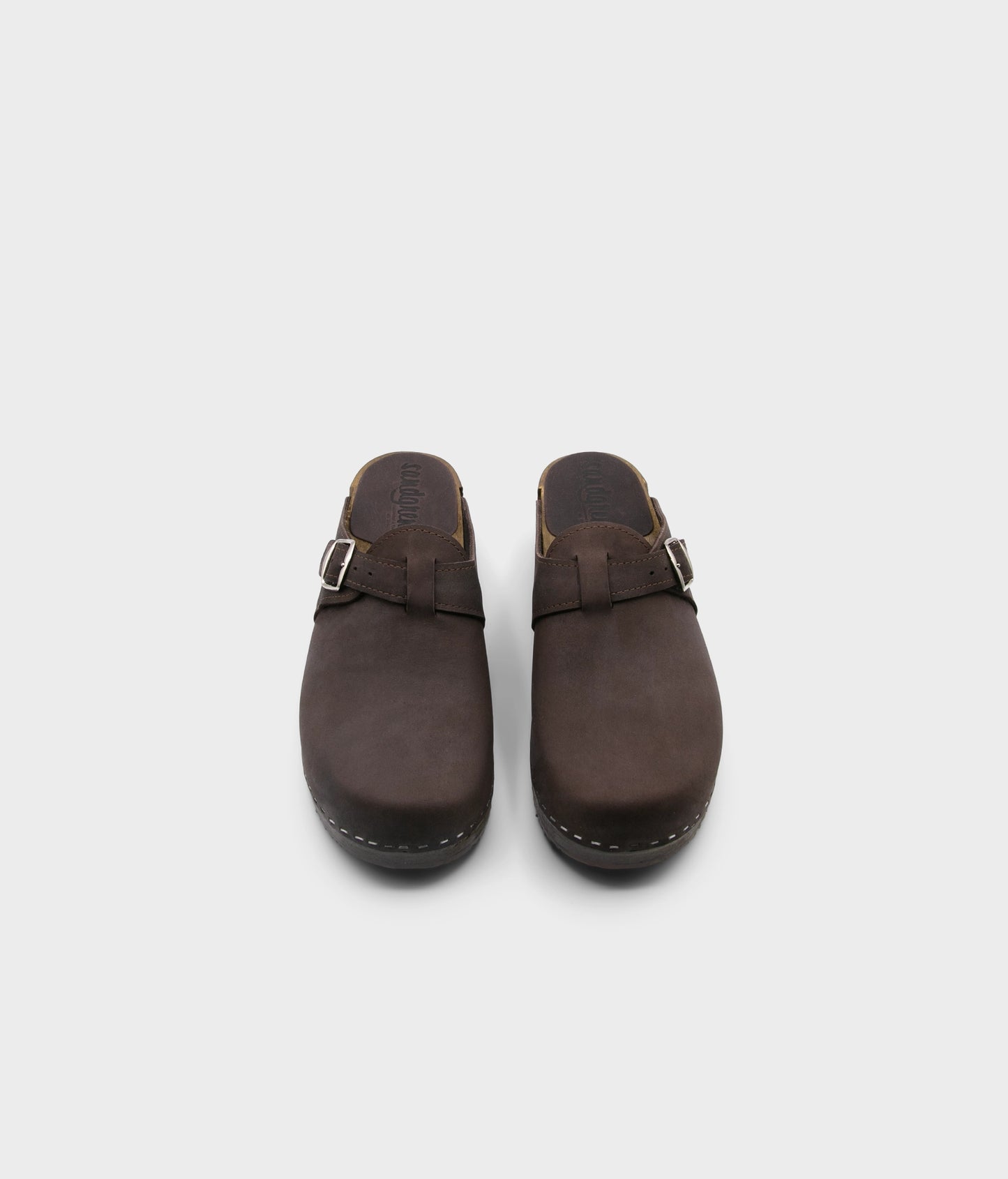 Sandgrens Too - Halmstad buckled clog mules